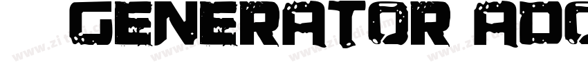    Generator Adob字体转换